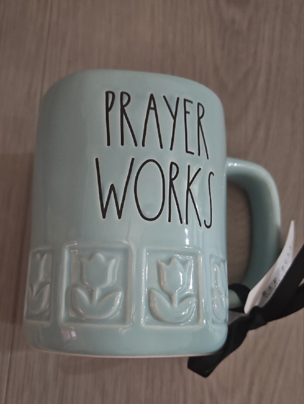 Prayer Works Ceramic Mug - Light Blue